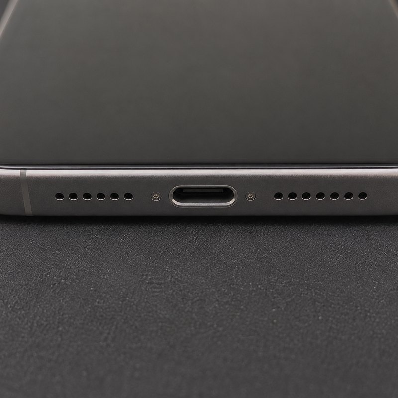 The same charging port cleared out and charging properly again